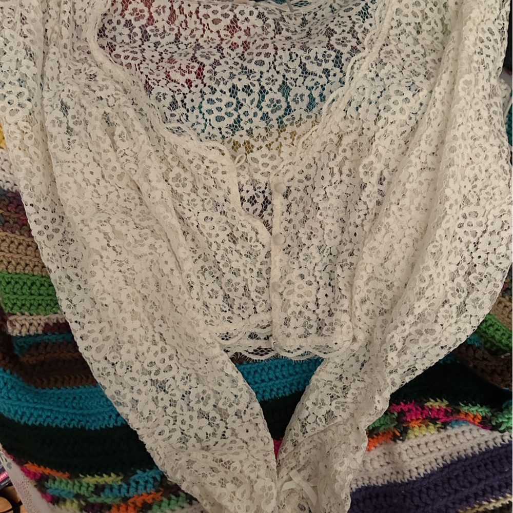 For Love and Lemons Lace Mia blouse